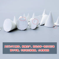 Ceramic Kiln Firing Support Set - Conical Alumina Refractory Pegs for Pottery