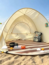 Portable Pop-Up Beach Tent Sun Shelter with UV Protection for Camping and Picnics