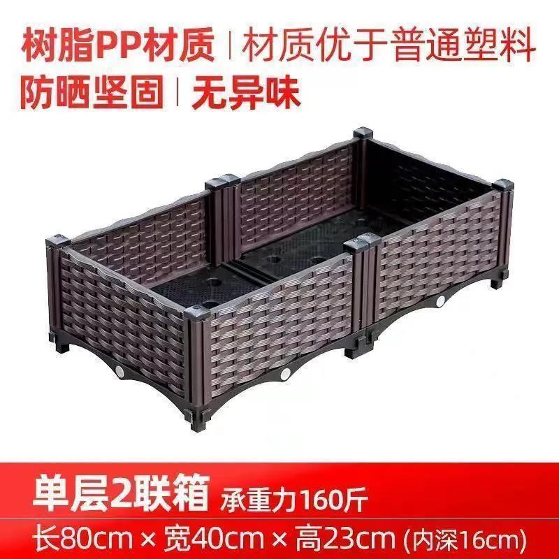 Rolling Raised Garden Bed Planter Box for Vegetables and Flowers, Balcony and Rooftop Gardening
