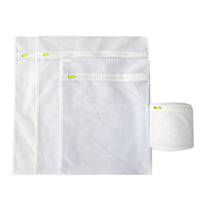 Thick Mesh Laundry Bag Set for Delicates, Bras, Underwear - Machine Wash Net Bags with Zipper