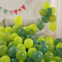 Green Forest Graduation Balloons for Kids - Thickened Non-toxic Retro Outdoor Spring Party Decoration