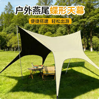 Outdoor Waterproof Sunshade Tarp for Camping and Rain Protection