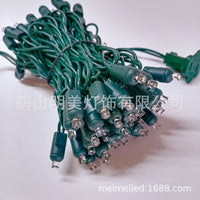 Commercial Grade 110V Outdoor 5mm Mini LED Christmas String Lights for Holiday Tree Decoration