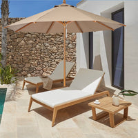 Outdoor Patio Umbrella with UV Protection, Windproof Sunshade for Beach, Pool, and Garden
