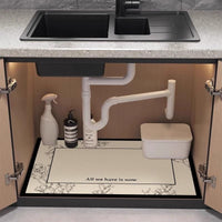 Diatomaceous Earth Absorbent Mat for Kitchen Sink Cabinet Drawer, Non-slip Moisture-proof Liner