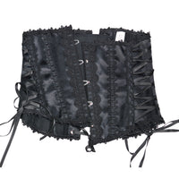 Lolita Lace-Up Steel Boned Corset Waist Trainer for Women