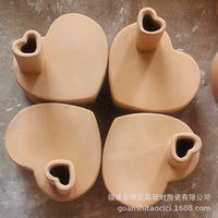 Creative Heart-shaped Terracotta Self-Watering Spikes for Potted Plants, Automatic Drip Irrigation for Indoor/Outdoor Gardening