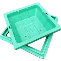 SMC Resin Recessed Planter Well Cover for Grassed Areas - Round & Square Invisible Manhole Cover
