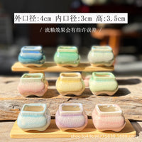 Mini Ceramic Succulent Planter Pot with Glazed Finish