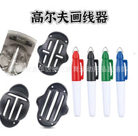 Golf Ball Liner Marker Tool Kit for Putting Alignment