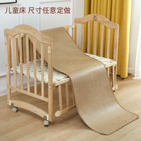 Pet Cooling Mat for Dogs and Cats, Summer Ice Silk Rattan Mat for Kennels and Beds
