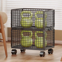 Foldable Rolling Under-Desk Bookshelf Storage Cart for Home Office and Students