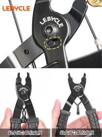Bike Chain Quick Link Pliers with Magic Buckle Set for Removal and Installation