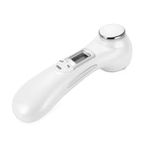 Ultrasonic EMS Electroporation Facial Massager with LED Light Therapy for Home Use