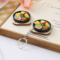 Realistic Teppanyaki Food Keychain