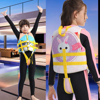 Newao Kids' Anti-Flip Safety Swim Vest with Buoyancy for Toddlers and Children, Portable Fishing Life Jacket
