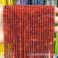 Natural Stone Crystal Agate Tiger Eye Abacus Spacer Beads for DIY Jewelry Making