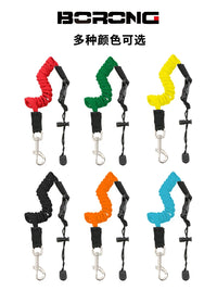 Kayak Paddle Leash with D-Ring and Screw for Surfboard Canoe