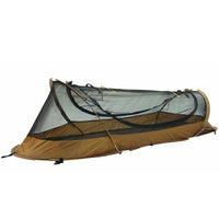 Outdoor Single Person Pop-Up Mosquito Net Tent with Waterproof Flysheet