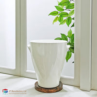 Clear Plastic Ice Bucket with Handles for Parties, Bars, and Restaurants