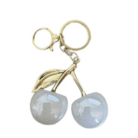 Luxury Alloy Cherry Leaf Keychain for Bags and Backpacks