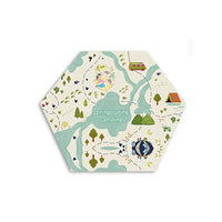 Hexagonal Outdoor Picnic Mat, Thickened Moisture-Proof Camping Blanket for Infants and Family