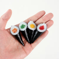 Mini Simulation Sushi Keychain Japanese Food Model