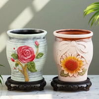 Breathable Ceramic Succulent Planter Pot for Indoor Outdoor Plants