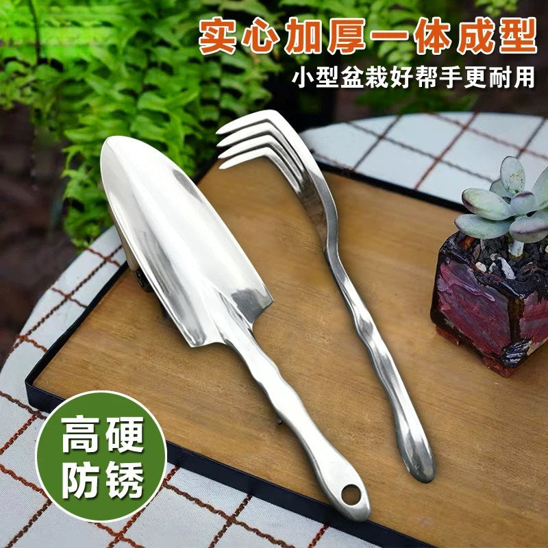 Mini Stainless Steel Garden Hand Tools for Potted Plants and Gardening