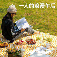 Outdoor Picnic Blanket Waterproof Mat Portable Camping Mat with Carry Bag