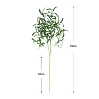 Artificial Olive Leaf Branch for Floral Arrangements and Home Decor