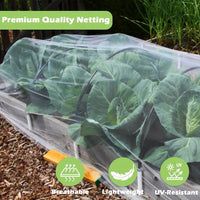 Plant Protection Cover, Sunshade and Insect Netting for All Seasons, Garden Tunnel for Plant Growth