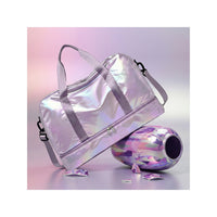 Iridescent Pearlescent Fabric for Down Jackets, Windbreakers, and Handbags - Reflective Shiny Material
