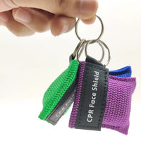 CPR Face Shield with One-Way Valve Keychain for Emergency First Aid