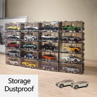 Stackable 1:64 Diecast Car Display Case for Kids' Alloy Car Models