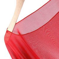 Women's Chiffon Pullover Poncho Shawl Sun Protection Cape