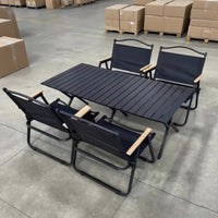 Portable Folding Table and Chair Set for Outdoor Activities, Picnics, and Camping