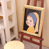 1:12 Dollhouse Miniature Wall Art Frame Model for OB11 Dolls DIY Scene Decor