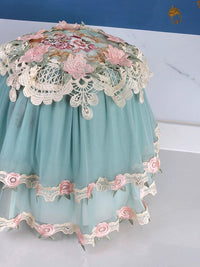 Dust Cover for Blenders, Air Fryers, Juicers, and Food Processors, Decorative Lace Fabric