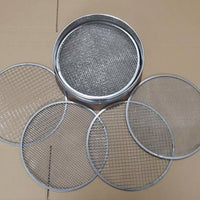 Garden Sieve Set with Interchangeable 304 Stainless Steel Mesh Screens for Soil and Compost, 20-30cm Diameter