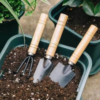Gardening Tool Set for Potted Plants - Trowel, Rake, Shovel