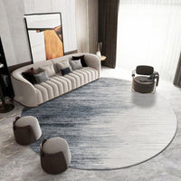 Round Crystal Velvet Area Rug for Living Room Bedroom Office Chair Mat