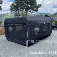 Inflatable Space Capsule Tent for Outdoor Camping, Lightweight, Portable, Thickened, Rainproof, Quick Setup