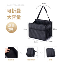 Car Seat Back Foldable Trash Can with Lid, Leakproof Vehicle Organizer Bin for Auto Interior