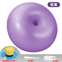 50cm Pilates Donut Yoga Ball for Fitness, Postpartum Recovery, and Stability Training