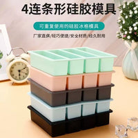 Large Silicone Ice Cube Tray with Lid for DIY Ice Making