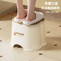 Stackable Thickened Plastic Stool for Bathroom, Living Room, and Kids