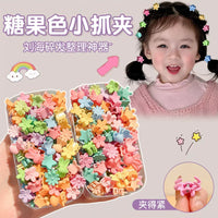 Baby Girl Hair Clips Set - Non-Slip Hairpins for Toddlers & Kids, Cute Cartoon Designs, Assorted Colors