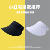 Women's UV Protection Sun Visor Hat with Wide Brim, Headband Style