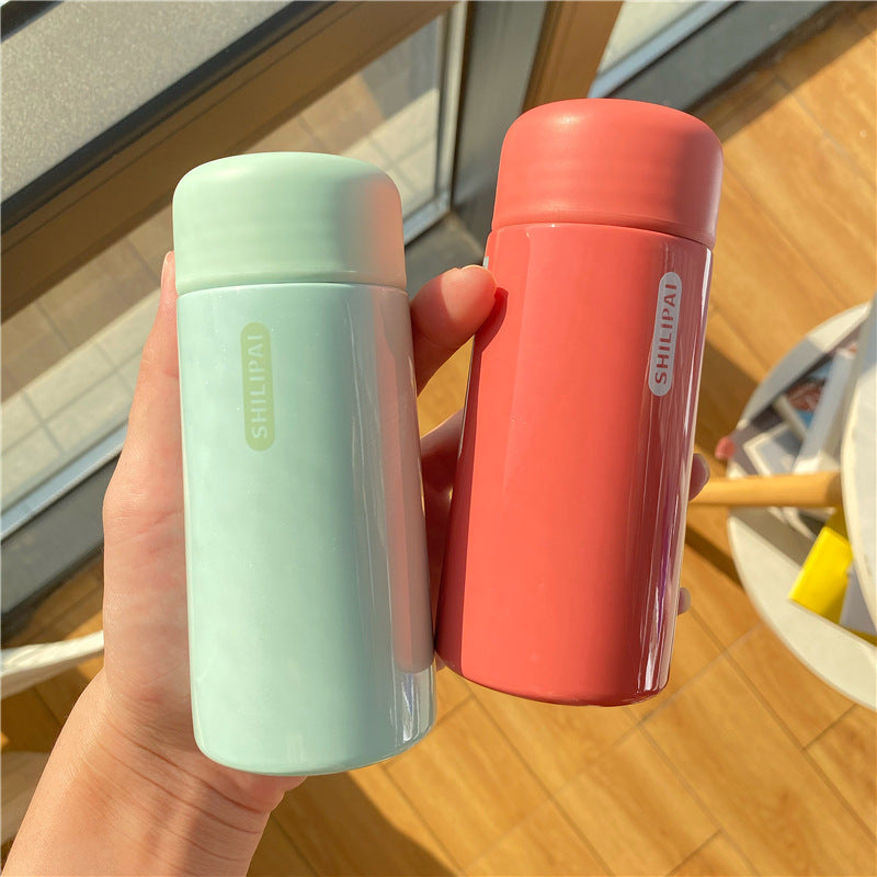 Mini Portable 304 Stainless Steel Vacuum Insulated Water Bottle with Tea Infuser, 150ml